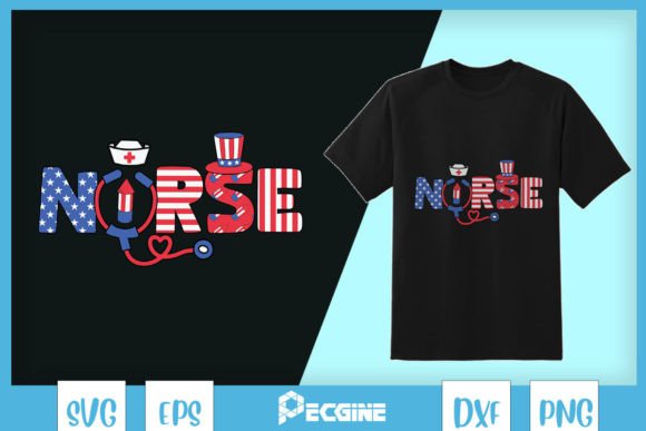 A Design Review: American Nurse July 4th Women SVG