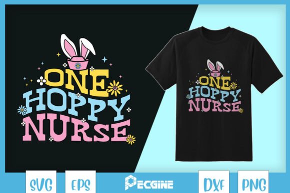 A Designer's Take on the One Hoppy Nurse Easter Design
