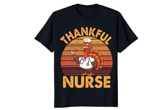 A Designer's Take on the Thankful Nurse Thanksgiving Turkey PNG