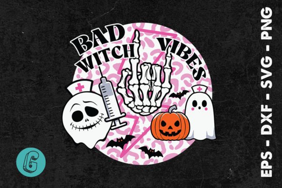 A Professional Review of Retro Nurse Halloween Witch Vibes SVG