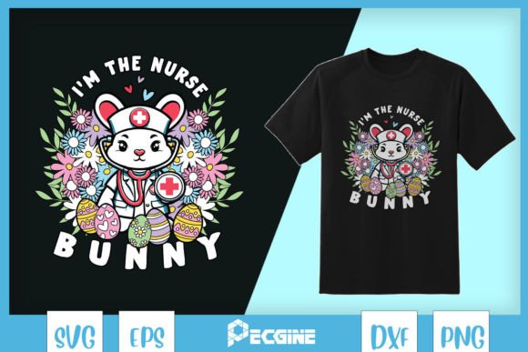 Bunny Nurse Design for Embroidery Projects