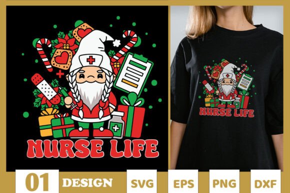 Christmas Nurse Life Gnome: A Holiday Designer's Take