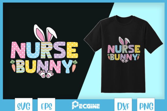 Easter Nurse Bunny: A Sweet & Professional Embroidery Design