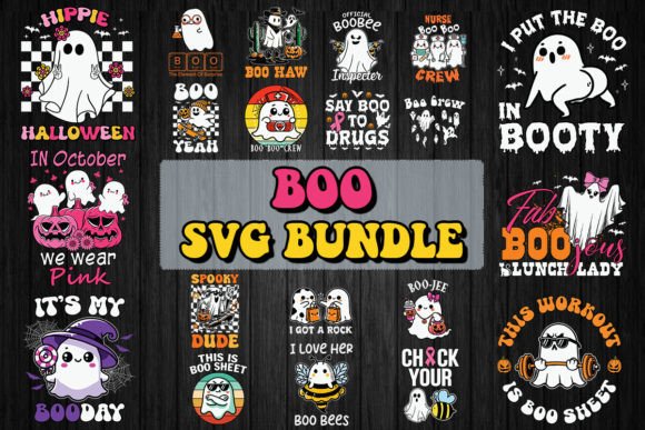 Evaluating the Funny Halloween Boo SVG Bundle for Embroidery