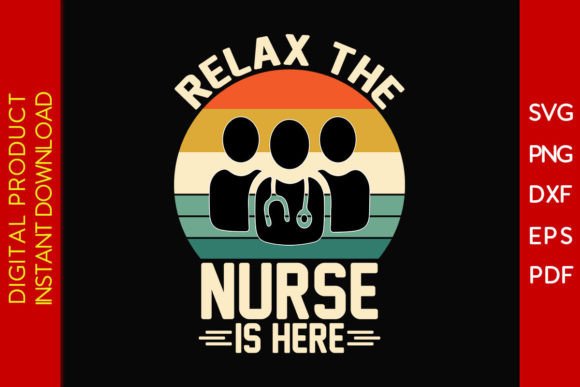 Reviewing Retro Vintage Relax the Nurse is Here for Real Embroidery