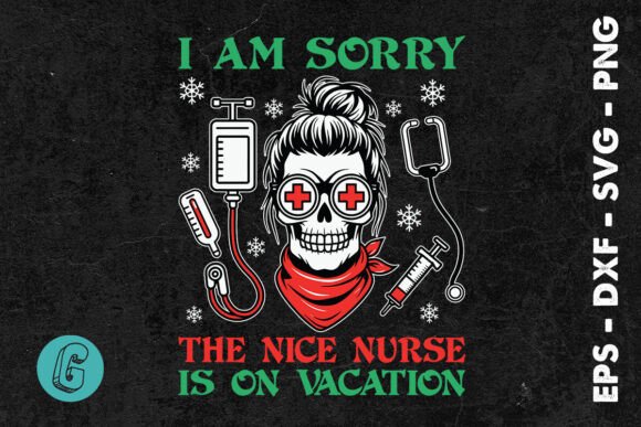 Sorry Nice Nurse is on Vacation Embroidery Design Review